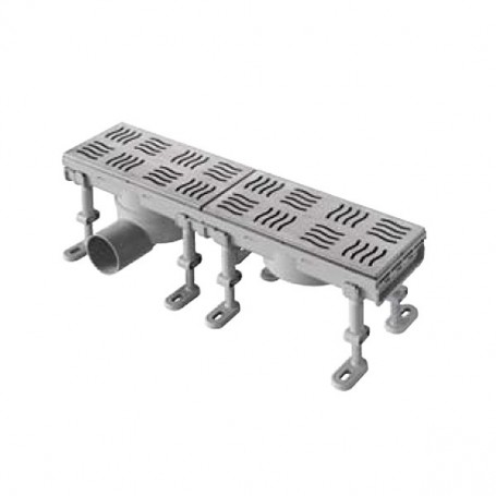 Canale Doccia in ABS con Griglia INOX