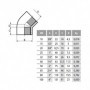 Gomito 45° filettato F PVC-U