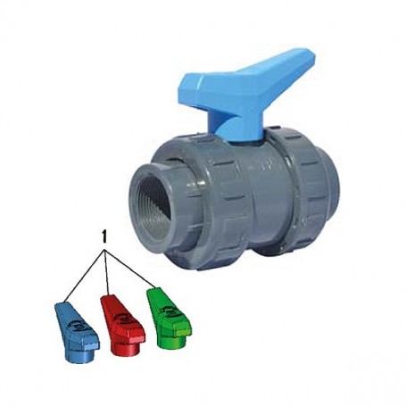 Valvola a sfera per acqua filettata