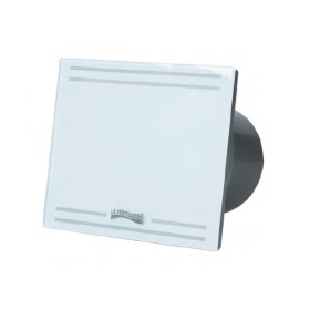 Aspiratore elicoidale da parete con placca in vetro