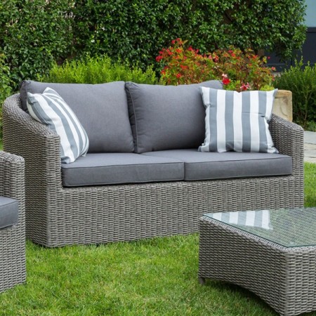 Divano 2 posti da giardino in wicker Firenze